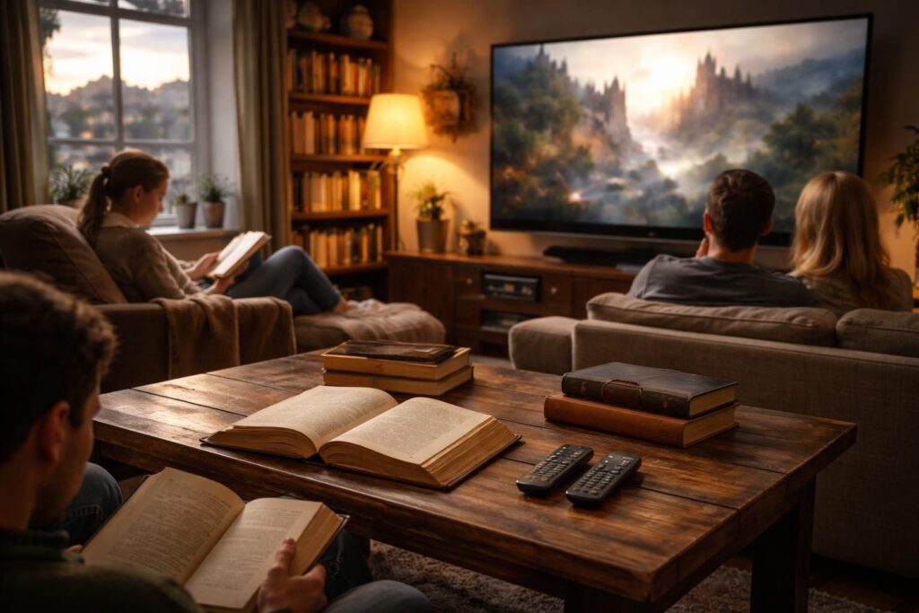 découvrez notre sélection de séries captivantes adaptées de romans populaires, alliant une narration riche à des performances exceptionnelles.