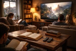 découvrez notre sélection de séries captivantes adaptées de romans populaires, alliant une narration riche à des performances exceptionnelles.