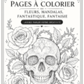 Exemple de pages à colorier pour adultes avec des motifs variés