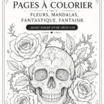 Exemple de pages à colorier pour adultes avec des motifs variés