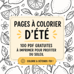 Une collection de coloriages d'été imprimables pour tous.