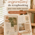 Exemple inspirant d'une page de bullet journal avec scrapbooking coloré et créatif.