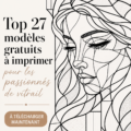 Collection de 27 motifs à imprimer pour vitraux maison