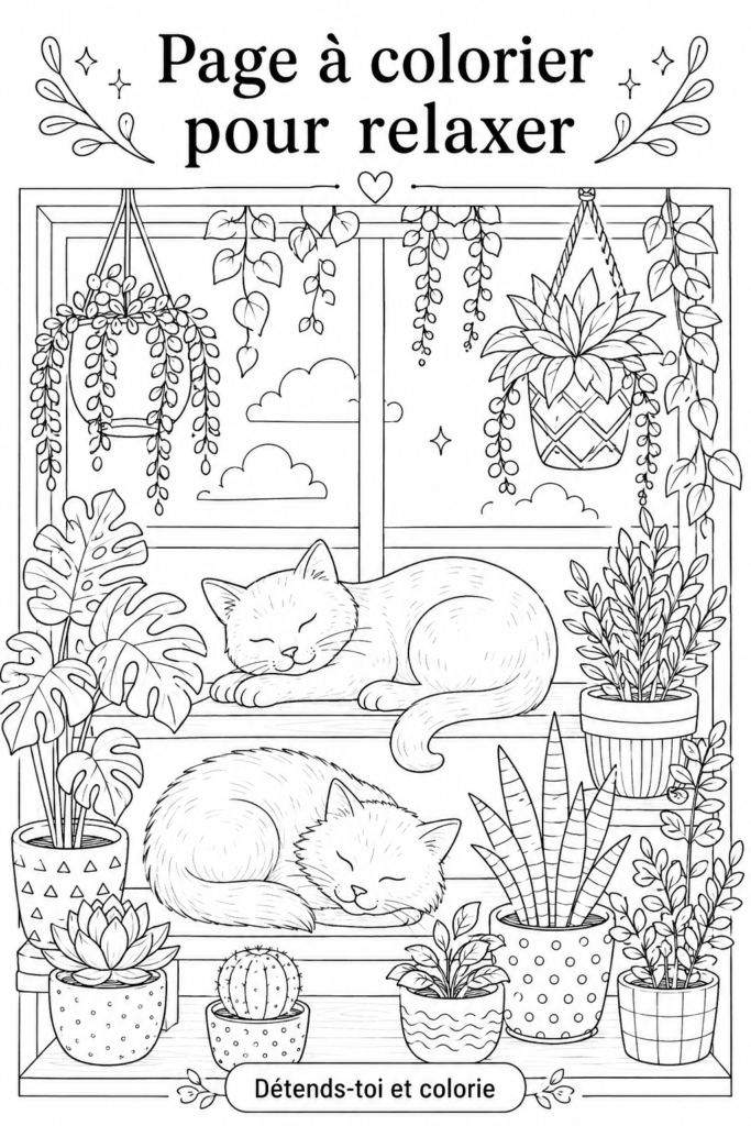 Un adulte colorie paisiblement une page de coloriage apaisante dans un environnement calme.