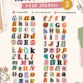 Un assortiment de stickers personnalisés colorés et créatifs