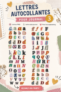 Un assortiment de stickers personnalisés colorés et créatifs