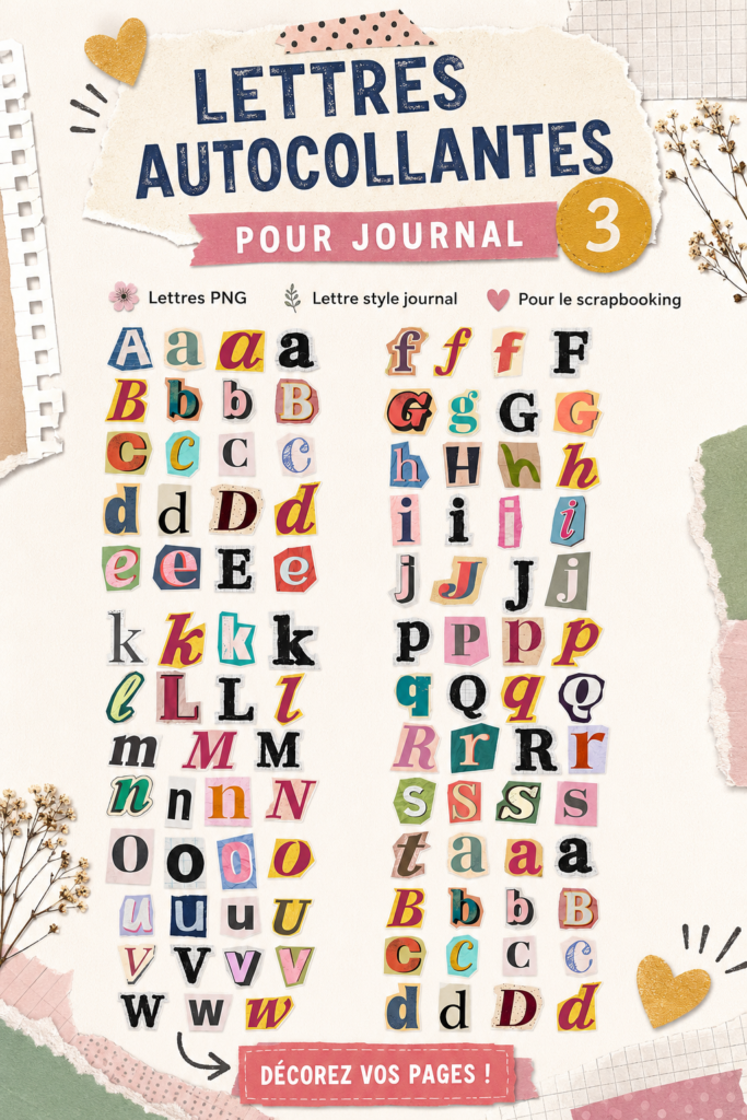 Un assortiment de stickers personnalisés colorés et créatifs