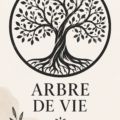 Illustration d'un arbre de vie coloré représentant symboliquement la vie et la croissance.