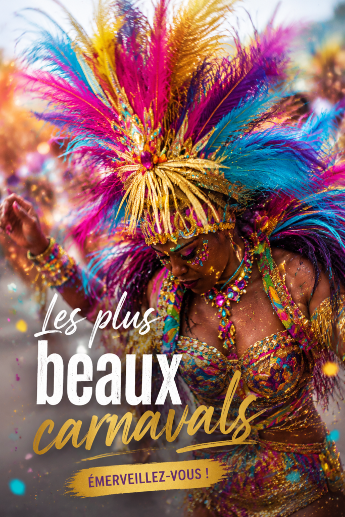 Un magnifique carnaval coloré avec des déguisements éclatants et des festivités vibrantes