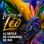 Foule colorée lors du Carnaval de Rio, célébration dynamique et culturelle.
