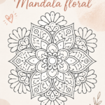 Mandalas floraux à colorier, créés pour la détente et la créativité.