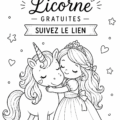 Coloriages licornes gratuits à imprimer pour les enfants