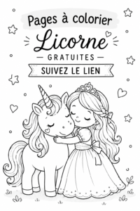 Coloriages licornes gratuits à imprimer pour les enfants