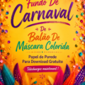 Fonds de carnaval colorés à télécharger pour des créations festives