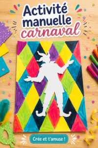 Activités manuelles colorées pour le carnaval avec des enfants