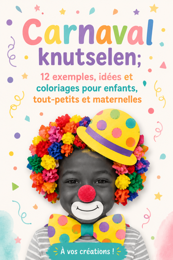 Idées créatives de bricolages pour le Carnaval avec des enfants