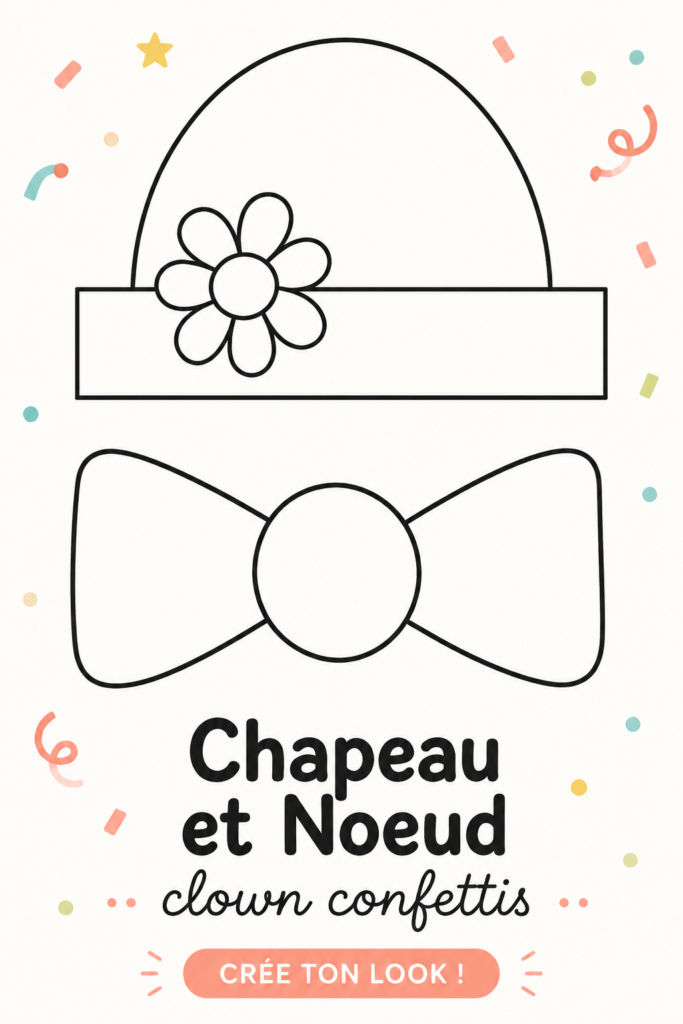 Chapeaux colorés et nœuds festifs pour animer vos événements