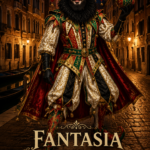 Affiche du film Fantasia du Disney, illustrant la magie de l'animation et de la musique
