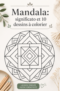 Un mandala coloré illustrant des motifs géométriques et floraux