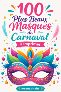 Collection de masques de carnaval colorés à imprimer pour enfants et adultes