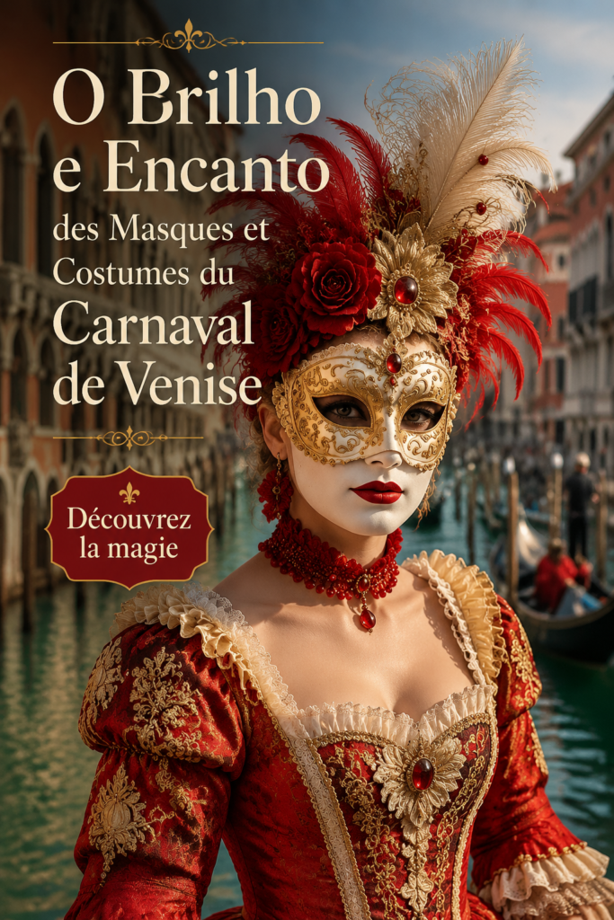 Masques colorés et élégants du Carnaval de Venise