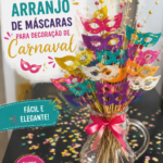 Des masques colorés faits main pour une décoration de Carnaval élégante.