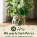 Bricolages écoresponsables pour la Saint-Patrick en utilisant des matériaux recyclés