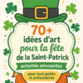 Des enfants en train de réaliser des bricolages pour la Saint-Patrick.