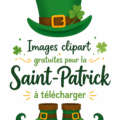 Cliparts colorés pour la Saint-Patrick, idéals pour vos invitations et décorations