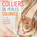 Une collection élégante de colliers de perles colorées présentée sur un fond clair.