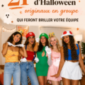 Collage de costumes de groupe originaux pour Halloween