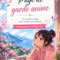 Exemple d'une page de garde animée, colorée et créative.