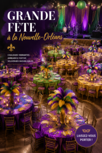 Une table décorée pour une fête décontractée avec des amis