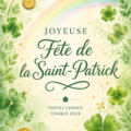 Fonds d'écran joyeux pour la Saint-Patrick sur un iPhone