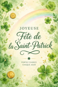 Fonds d'écran joyeux pour la Saint-Patrick sur un iPhone