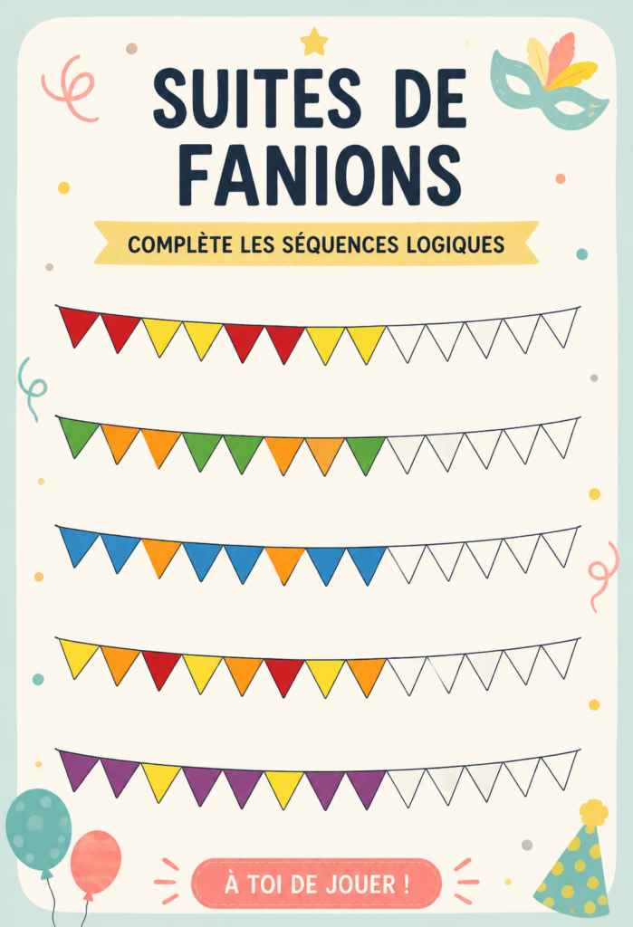 Guirlande colorée faite main pour une fête d'anniversaire.