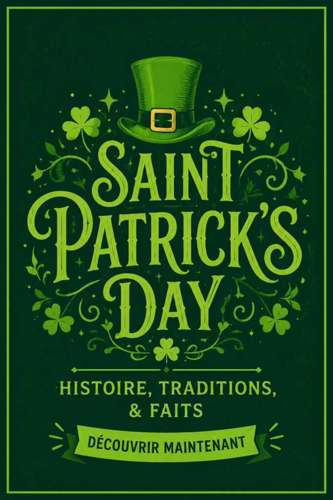 Décorations vertes et or pour la Saint-Patrick
