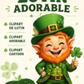 Illustration d'un leprechaun mignon en style cartoon
