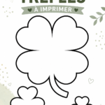 Une collection de modèles de trèfle imprimables gratuits sur fond blanc.