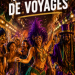 Femme souriante tenant une carte du monde, symbole de voyages et d'aventures à venir.