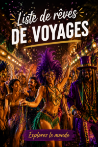 Femme souriante tenant une carte du monde, symbole de voyages et d'aventures à venir.