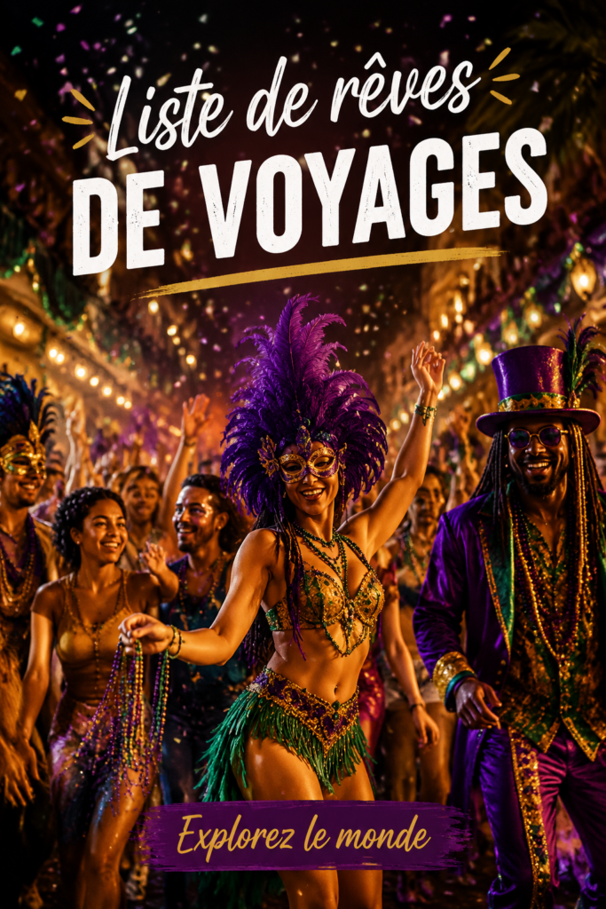 Femme souriante tenant une carte du monde, symbole de voyages et d'aventures à venir.
