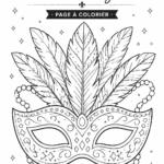 Des enfants coloriant des masques de Mardi Gras avec enthousiasme