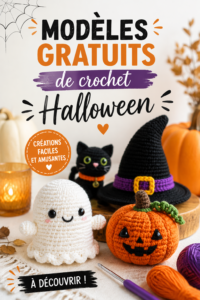 Modèles gratuits de crochet pour Halloween avec des créations festives et amusantes.