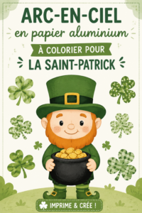 Créations colorées en aluminium pour la fête de la Saint-Patrick.