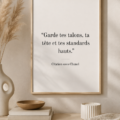 Citations de Coco Chanel avec une mise en page inspirante.