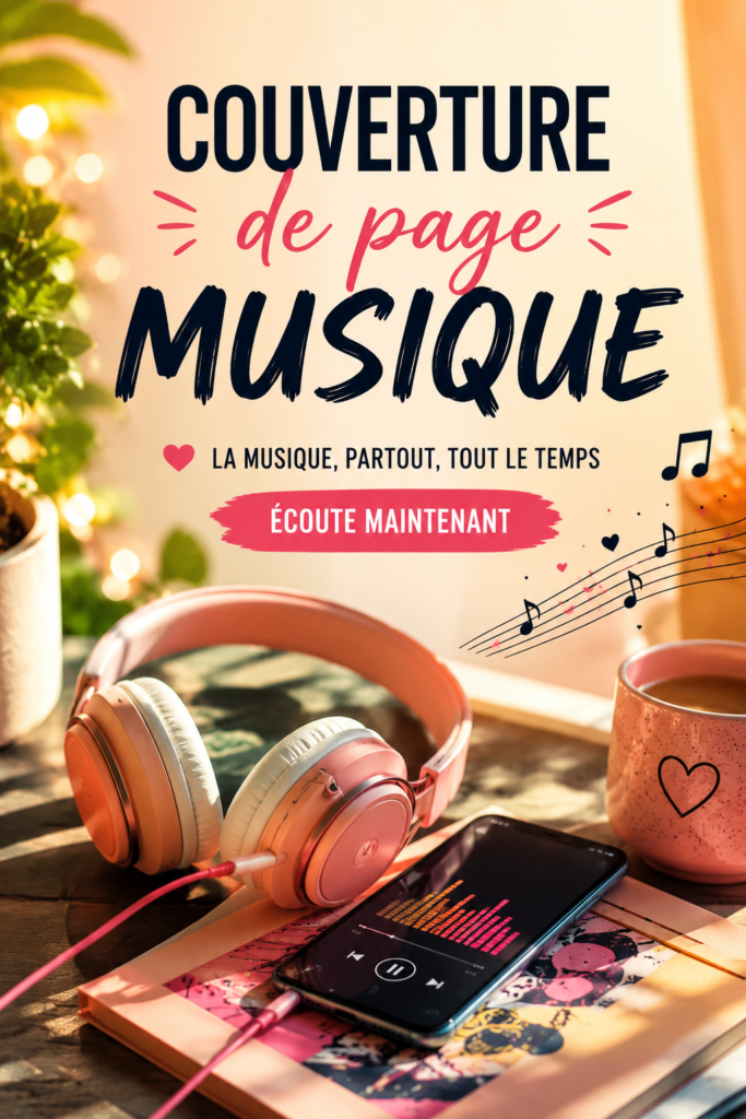 Couverture musicale colorée et personnalisée sur un canapé