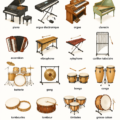 Fiches pédagogiques sur les instruments de musique à imprimer