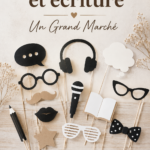 Femme lisant un livre inspirant dans un coin créatif