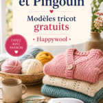 Modèles de tricot gratuits de Phildar et Pingouin avec diverses créations en laine